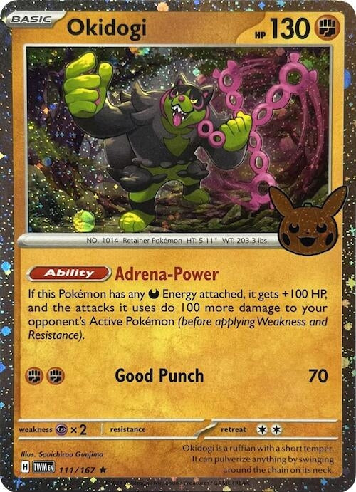 Image for Okidogi (Cosmos Holo) (111/167) (Trick or Trade BOOster Bundle 2024) - Pokemon