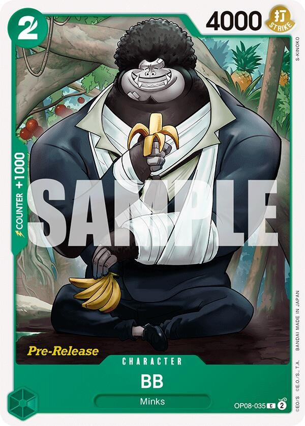 Image for BB (OP08-035) (Two Legends Pre-Release Cards) - One Piece Card Game