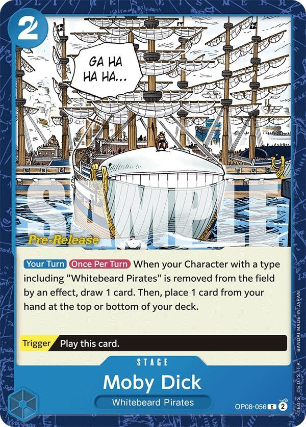 Image for Moby Dick (OP08-056) (Two Legends Pre-Release Cards) - One Piece Card Game