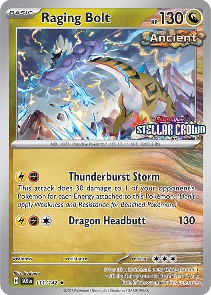 Image for Raging Bolt (Cosmo Holo) (Best Buy Exclusive) (111/142) (Miscellaneous Cards & Products) - Pokemon