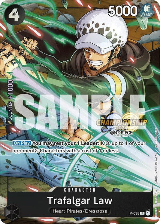 Image for Trafalgar Law - P-038 (CS 2024 Event Pack) (P-038) (One Piece Promotion Cards) - One Piece Card Game