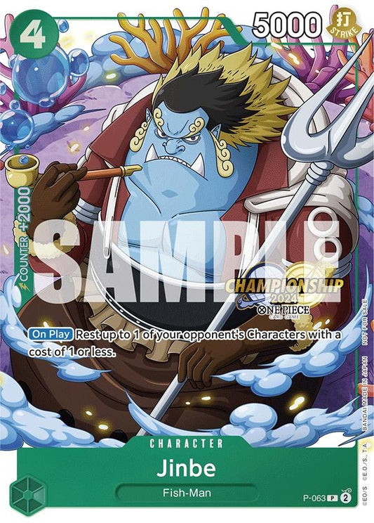 Image for Jinbe (CS 2024 Event Pack) (P-063) (One Piece Promotion Cards) - One Piece Card Game
