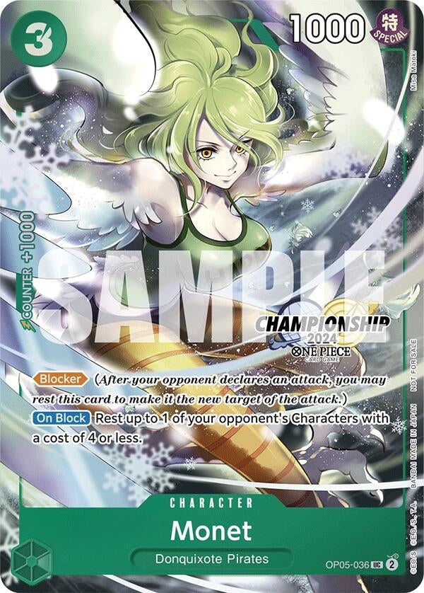 Image for Monet (CS 2024 Event Pack Finalist) (OP05-036) (One Piece Promotion Cards) - One Piece Card Game