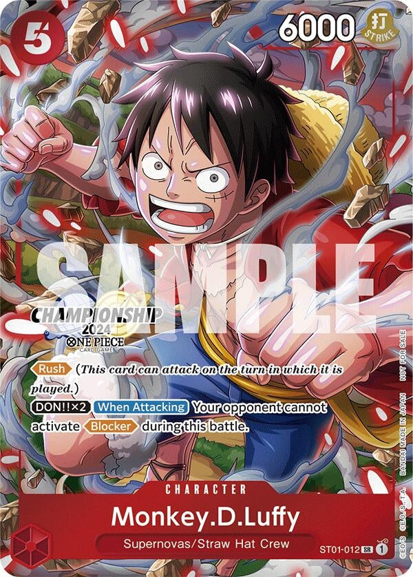 Image for Monkey.D.Luffy (CS 2024 Celebration Pack) (ST01-012) (One Piece Promotion Cards) - One Piece Card Game