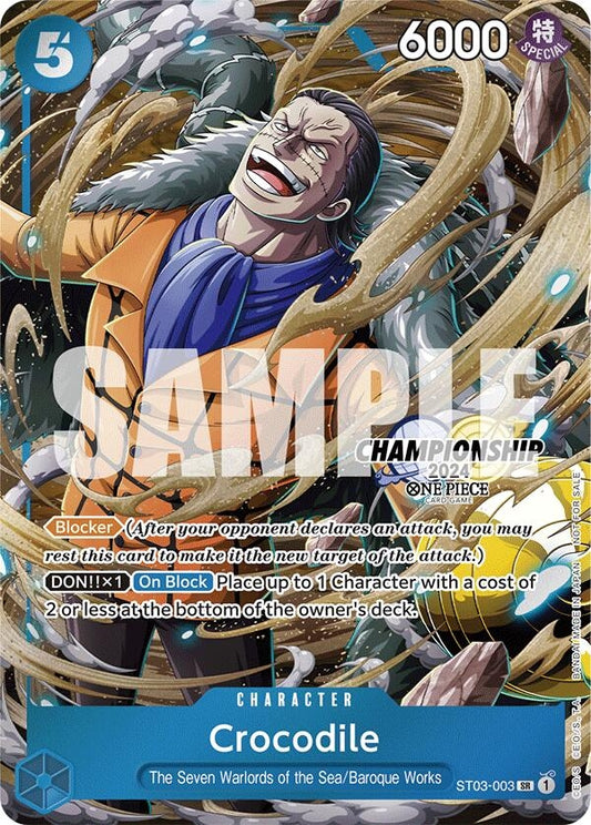 Image for Crocodile (CS 2024 Celebration Pack) (ST03-003) (One Piece Promotion Cards) - One Piece Card Game