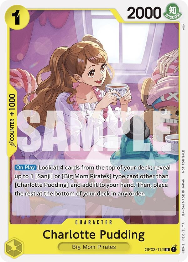 Image for Charlotte Pudding (Tournament Pack 2024 Oct.-Dec.) (OP03-112) (One Piece Promotion Cards) - One Piece Card Game