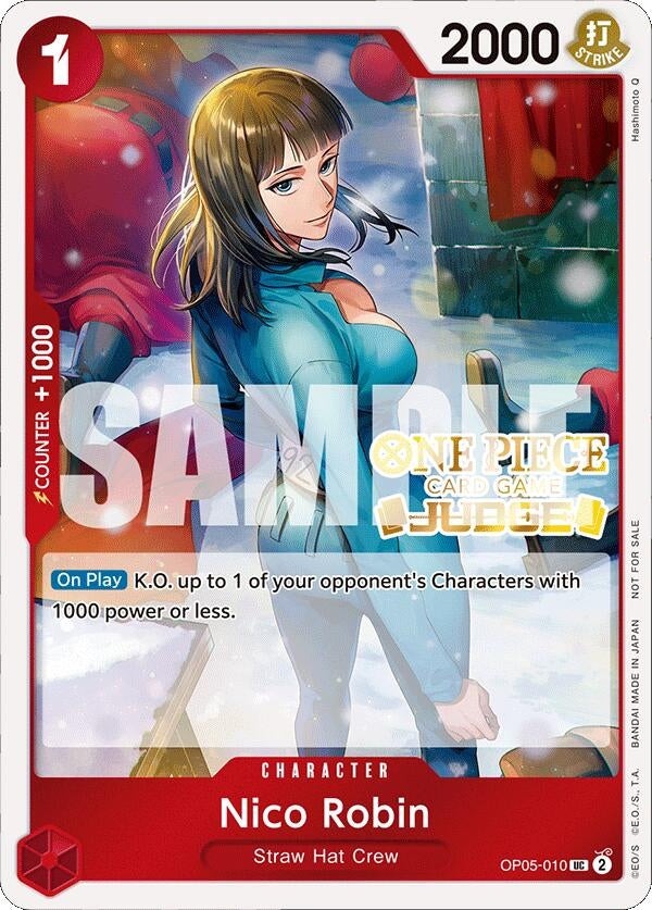 Image for Nico Robin (Judge Pack Vol. 4) (OP05-010) (One Piece Promotion Cards) - One Piece Card Game