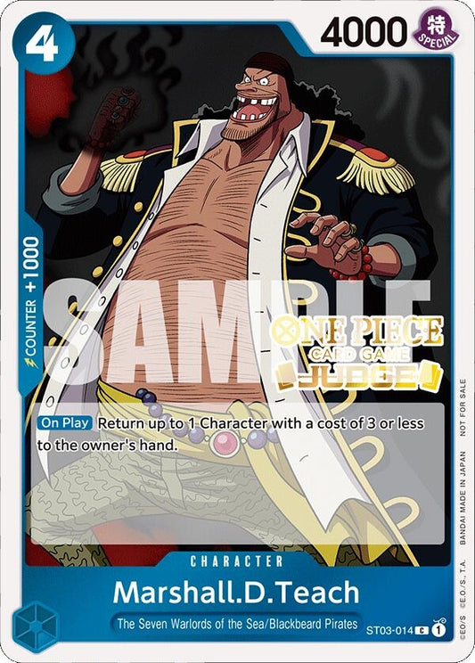 Image for Marshall.D.Teach (Judge Pack Vol. 4) (ST03-014) (One Piece Promotion Cards) - One Piece Card Game
