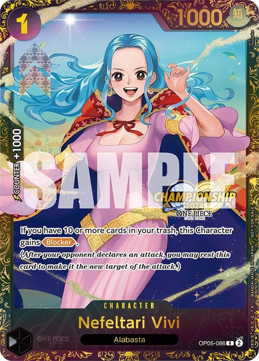 Image for Nefeltari Vivi (October Championship 2024 Store Regionals) (OP05-086) (One Piece Promotion Cards) - One Piece Card Game