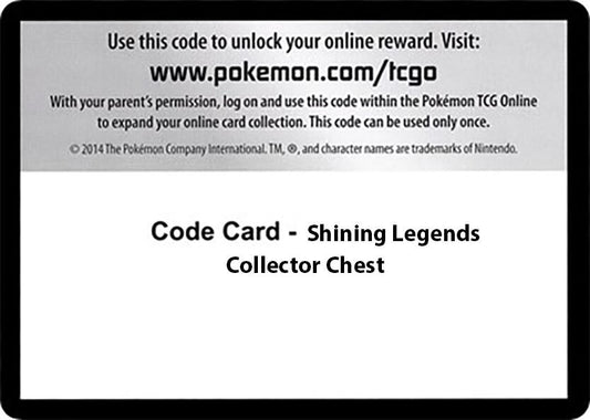 Image for Code Card - Shining Legends Collector Chest (Shining Legends) - Pokemon