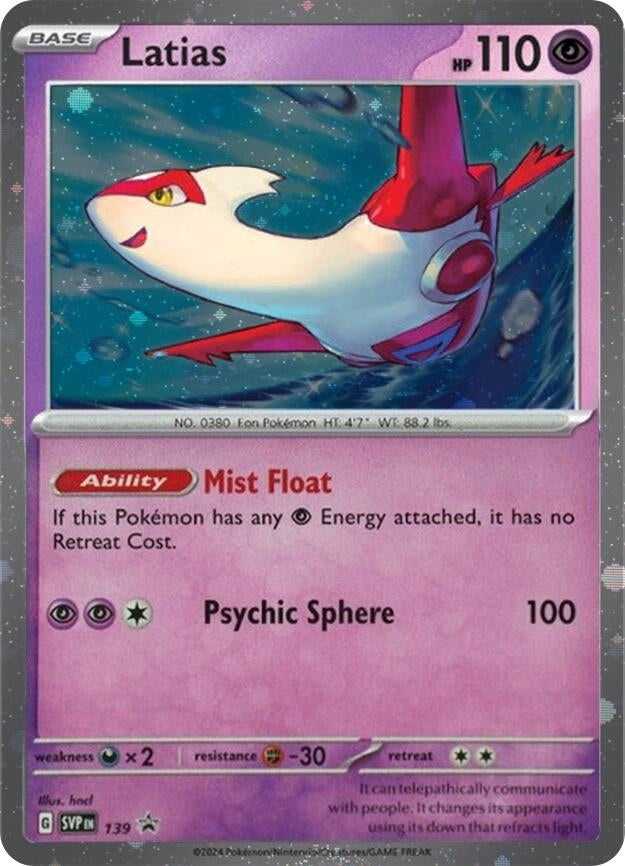 Image for Latias - 139 (Cosmo Holo) (139) (SV: Scarlet & Violet Promo Cards) - Pokemon