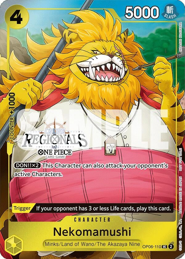 Image for Nekomamushi (Online Regional 2024 Vol. 3) (OP06-110) (One Piece Promotion Cards) - One Piece Card Game