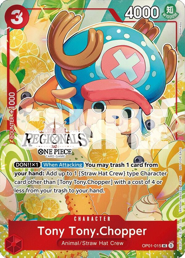 Image for Tony Tony.Chopper (Offline Regional 2024 Vol. 3) (OP01-015) (One Piece Promotion Cards) - One Piece Card Game