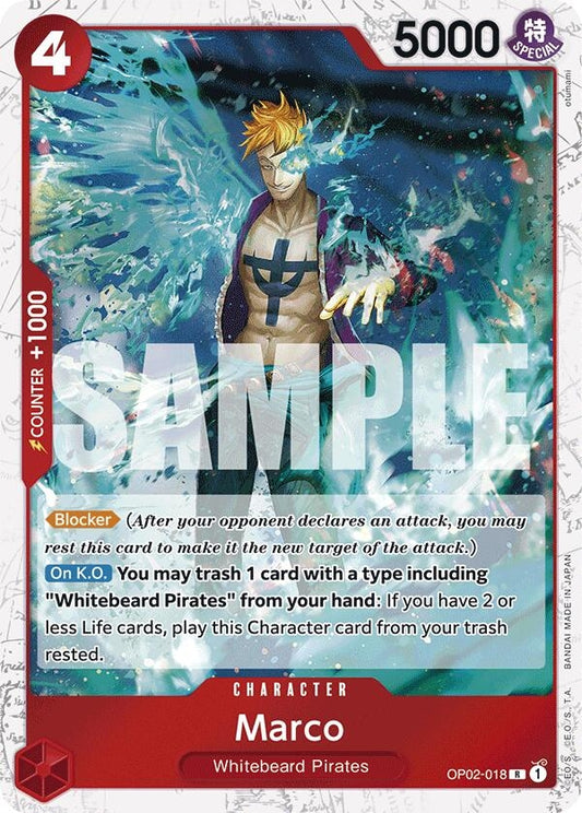 Image for Marco (Jolly Roger Foil) (OP02-018) (Premium Booster -The Best-) - One Piece Card Game