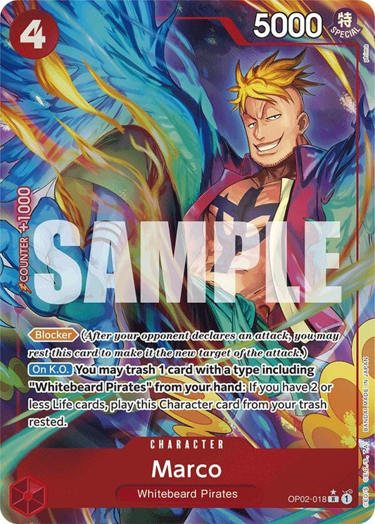 Image for Marco (Alternate Art) (OP02-018) (Premium Booster -The Best-) - One Piece Card Game