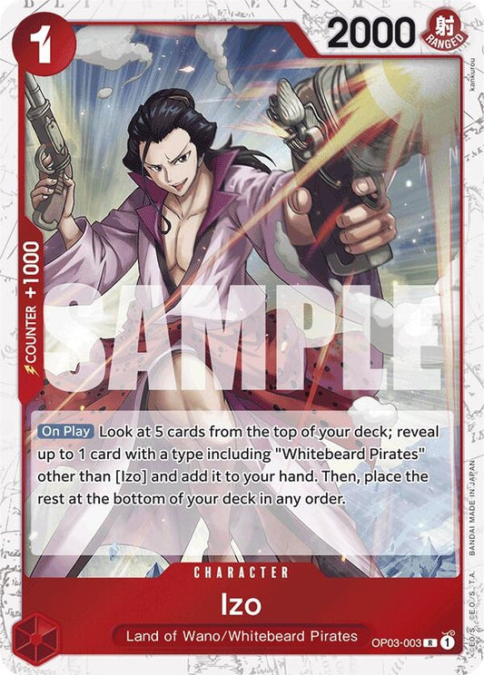 Image for Izo (OP03-003) (Jolly Roger Foil) (OP03-003) (Premium Booster -The Best-) - One Piece Card Game