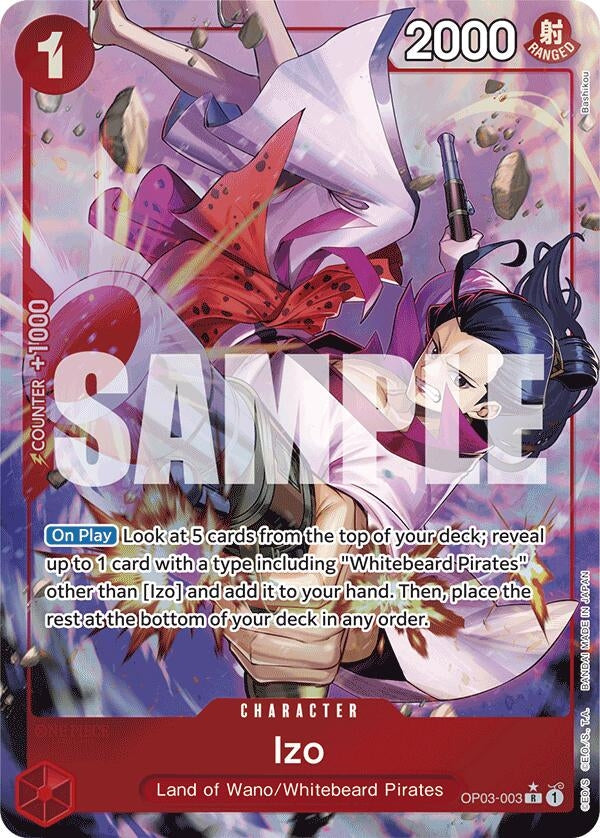 Image for Izo (OP03-003) (Alternate Art) (OP03-003) (Premium Booster -The Best-) - One Piece Card Game