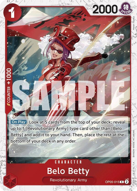 Image for Belo Betty (Jolly Roger Foil) (OP05-015) (Premium Booster -The Best-) - One Piece Card Game