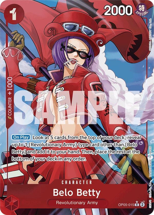 Image for Belo Betty (Alternate Art) (OP05-015) (Premium Booster -The Best-) - One Piece Card Game