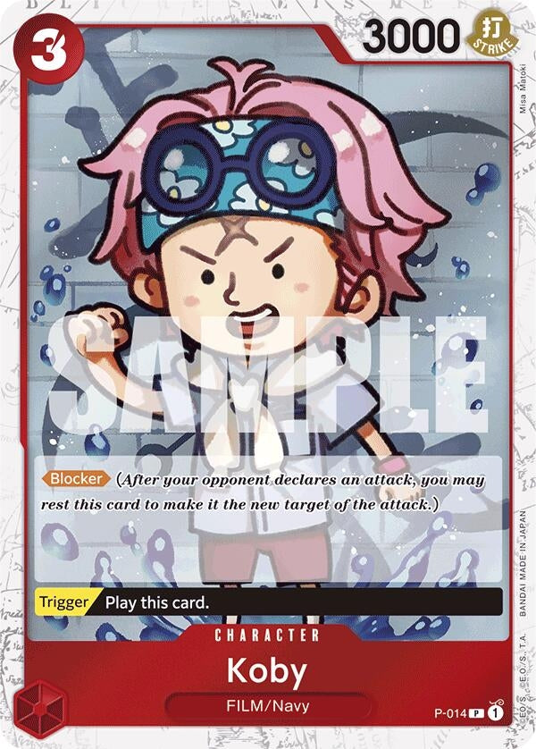 Image for Koby (Jolly Roger Foil) (P-014) (Premium Booster -The Best-) - One Piece Card Game