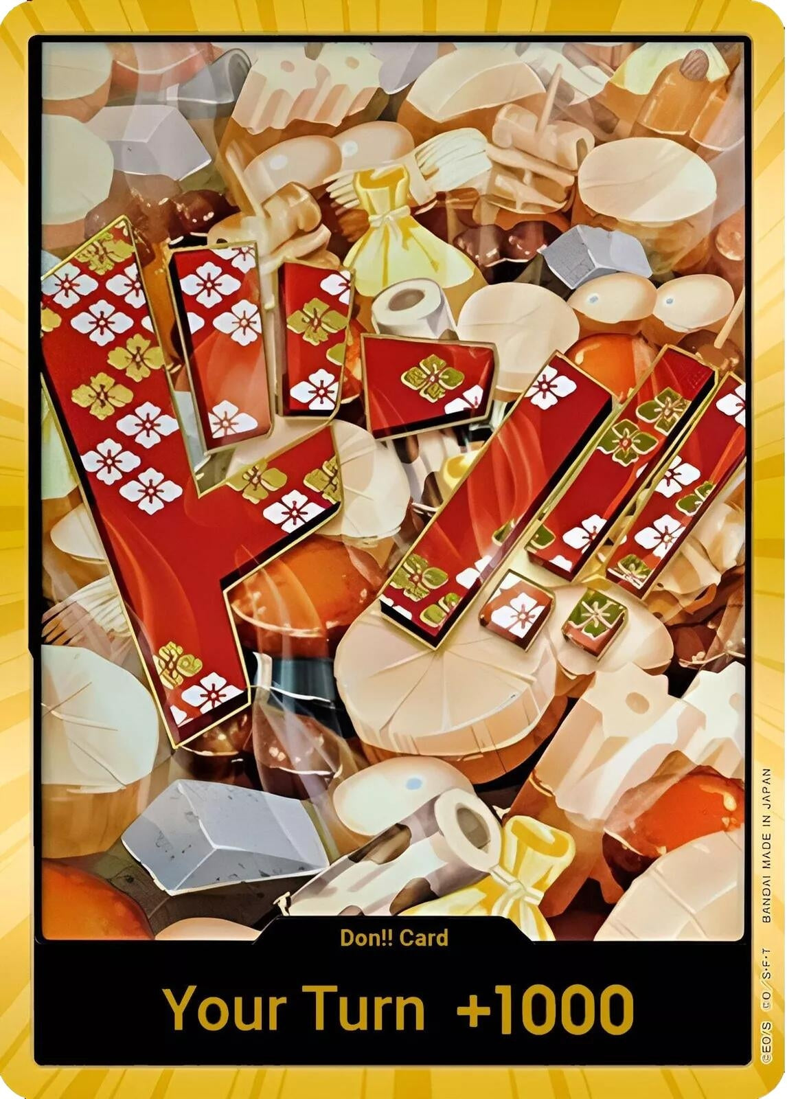 Image for DON!! Card (Oden) (Gold) (Premium Booster -The Best-) - One Piece Card Game