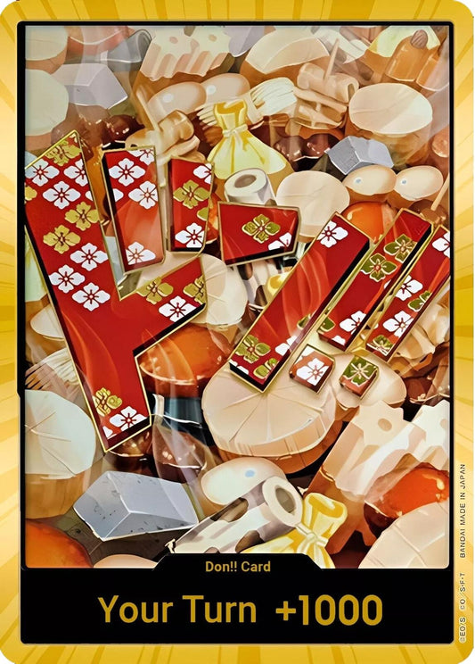 Image for DON!! Card (Oden) (Gold) (Premium Booster -The Best-) - One Piece Card Game