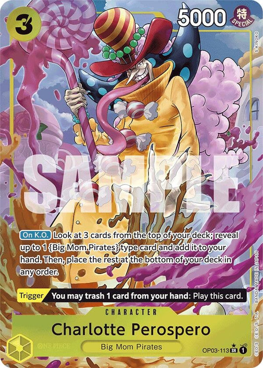 Image for Charlotte Perospero (Alternate Art) (OP03-113) (Premium Booster -The Best-) - One Piece Card Game