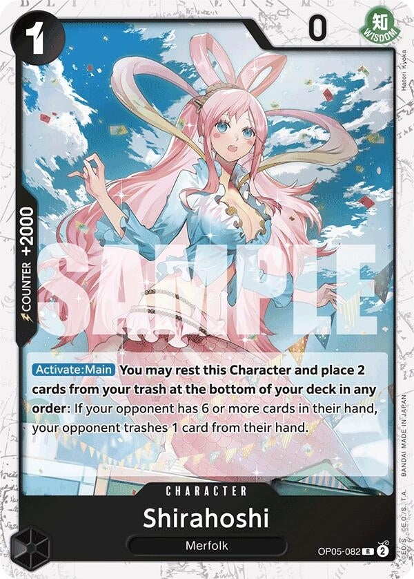 Image for Shirahoshi (OP05-082) (Jolly Roger Foil) (OP05-082) (Premium Booster -The Best-) - One Piece Card Game