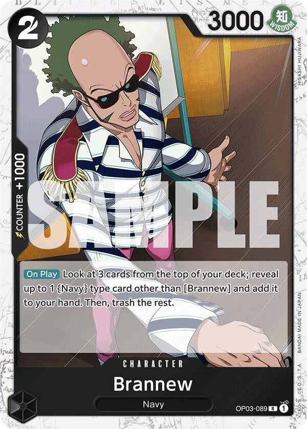 Image for Brannew (Jolly Roger Foil) (OP03-089) (Premium Booster -The Best-) - One Piece Card Game