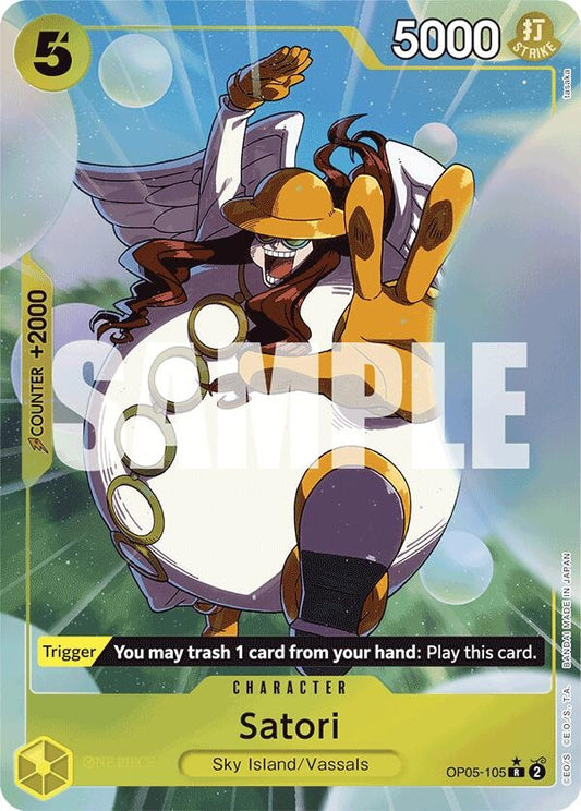 Image for Satori (Alternate Art) (OP05-105) (Premium Booster -The Best-) - One Piece Card Game