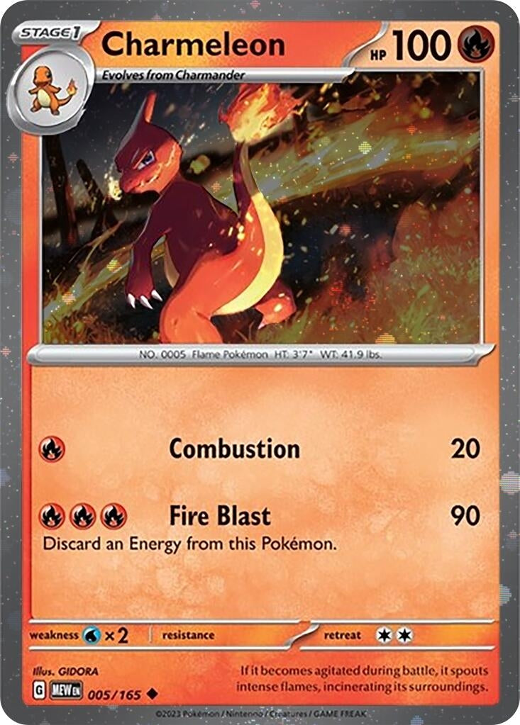 Image for Charmeleon - 005/165 (Cosmos Holo) (005/165) (SV: Scarlet & Violet Promo Cards) - Pokemon
