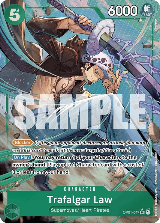 Image for Trafalgar Law (OP01-047) (Alternate Art) (OP01-047) (Premium Booster -The Best-) - One Piece Card Game