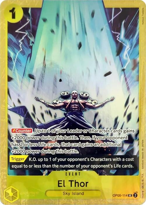 Image for El Thor (Premium Card Collection -Best Selection Vol. 2-) (OP05-114) (One Piece Promotion Cards) - One Piece Card Game