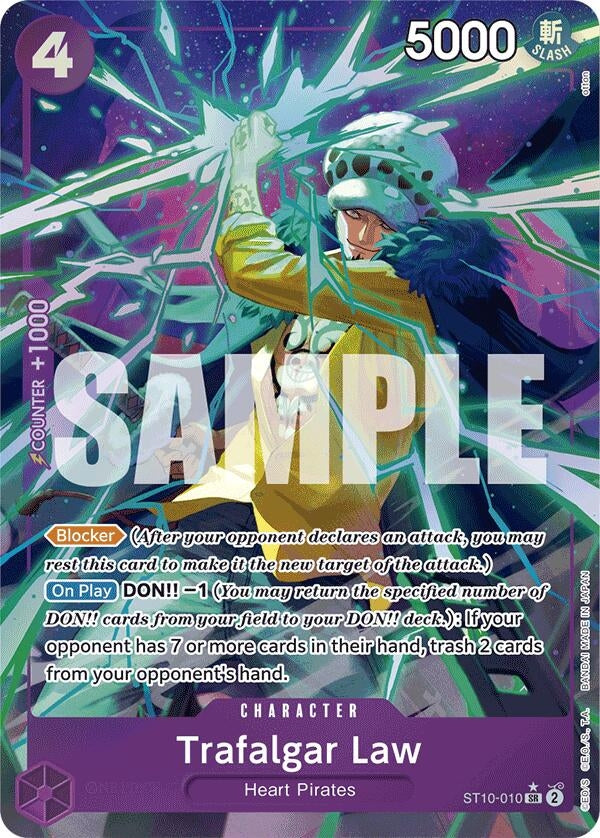 Image for Trafalgar Law (ST10-010) (Alternate Art) (ST10-010) (Premium Booster -The Best-) - One Piece Card Game