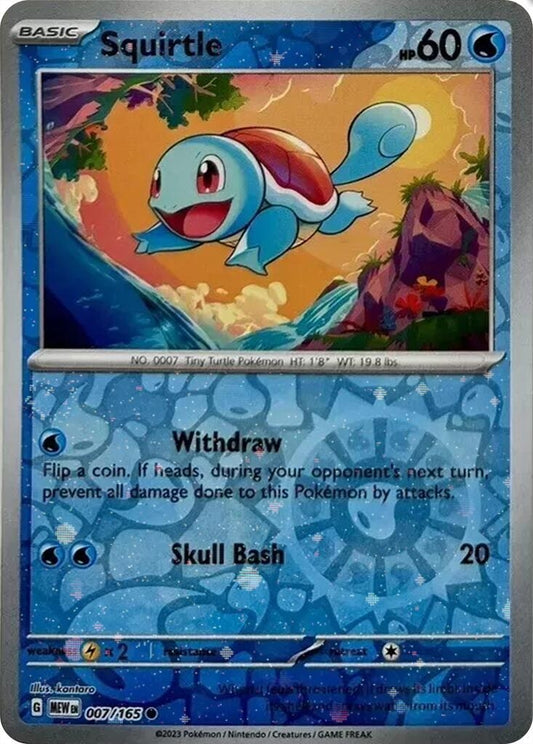 Image for Squirtle - 007/165 (Reverse Cosmos Holo) (Costco Exclusive) (007/165) (Miscellaneous Cards & Products) - Pokemon