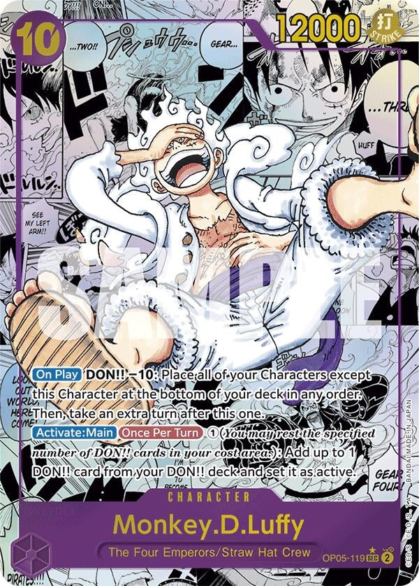 Image for Monkey.D.Luffy (OP05-119) (Manga) (OP05-119) (Premium Booster -The Best-) - One Piece Card Game