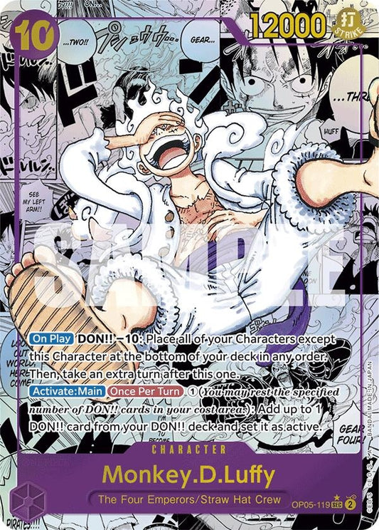 Image for Monkey.D.Luffy (OP05-119) (Manga) (OP05-119) (Premium Booster -The Best-) - One Piece Card Game