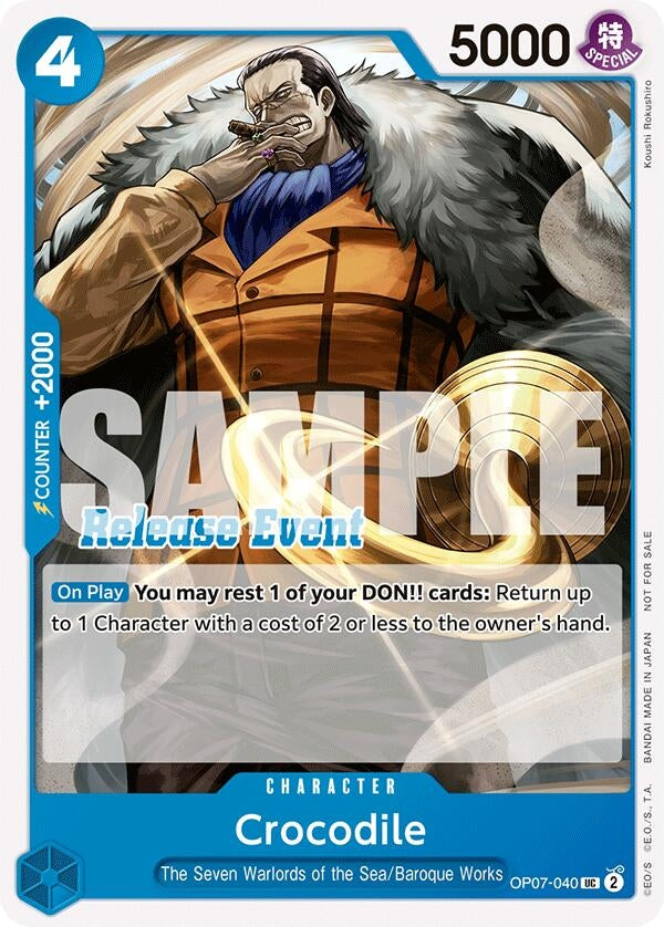 Image for Crocodile (ST15 - ST20 Release Event Pack) (OP07-040) (One Piece Promotion Cards) - One Piece Card Game