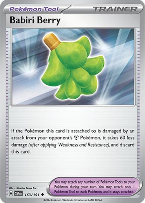 Image for Babiri Berry (163/191) (SV08: Surging Sparks) - Pokemon