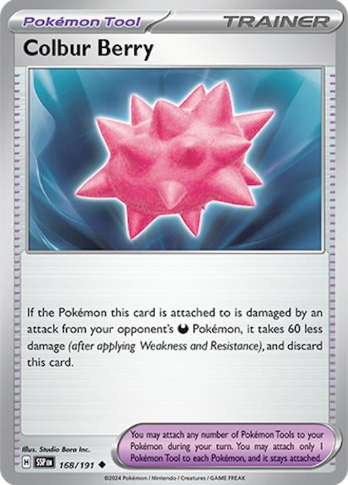 Image for Colbur Berry (168/191) (SV08: Surging Sparks) - Pokemon