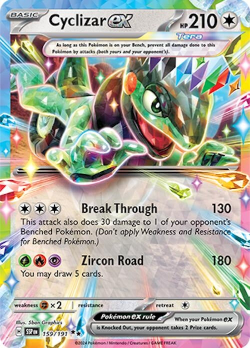 Image for Cyclizar ex (159/191) (SV08: Surging Sparks) - Pokemon