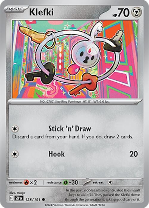 Image for Klefki (128/191) (SV08: Surging Sparks) - Pokemon