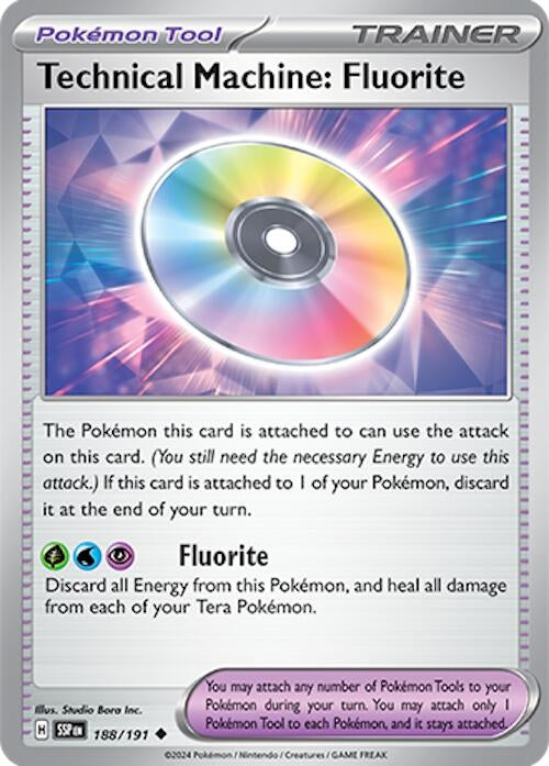 Image for Technical Machine: Fluorite (188/191) (SV08: Surging Sparks) - Pokemon