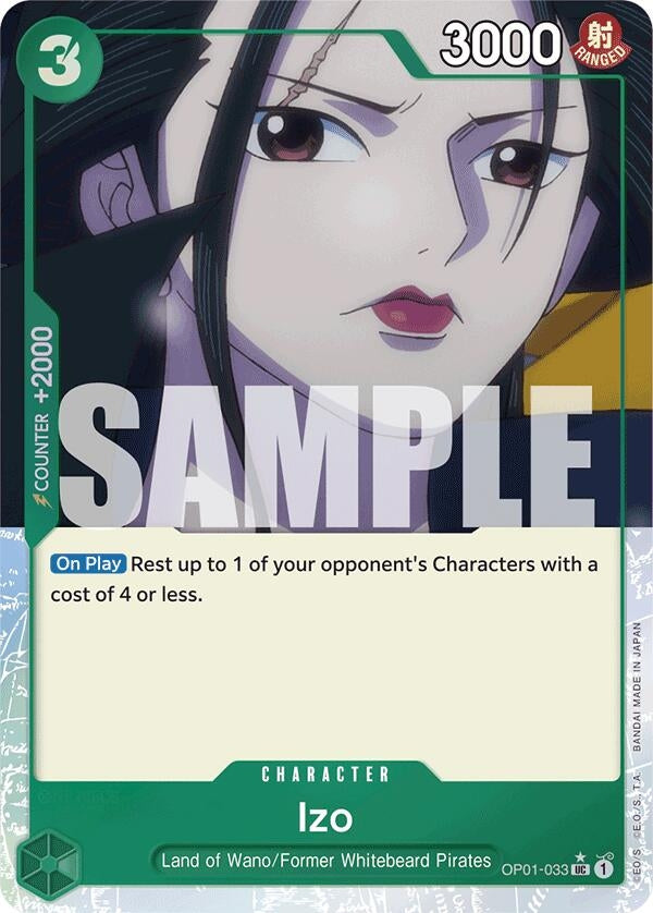 Image for Izo (OP01-033) (Full Art) (OP01-033) (Premium Booster -The Best-) - One Piece Card Game