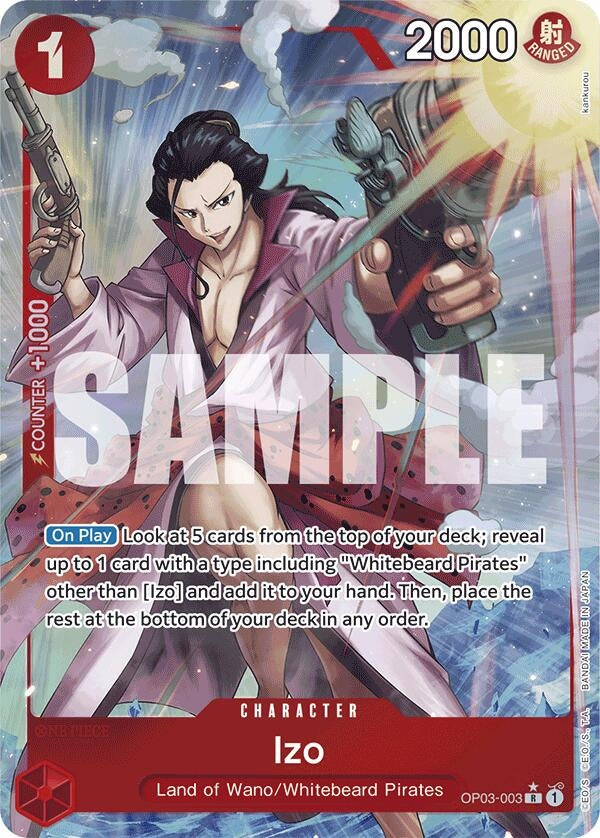 Image for Izo (OP03-003) (Full Art) (OP03-003) (Premium Booster -The Best-) - One Piece Card Game