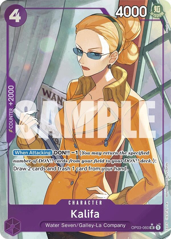 Image for Kalifa (Full Art) (OP03-060) (Premium Booster -The Best-) - One Piece Card Game