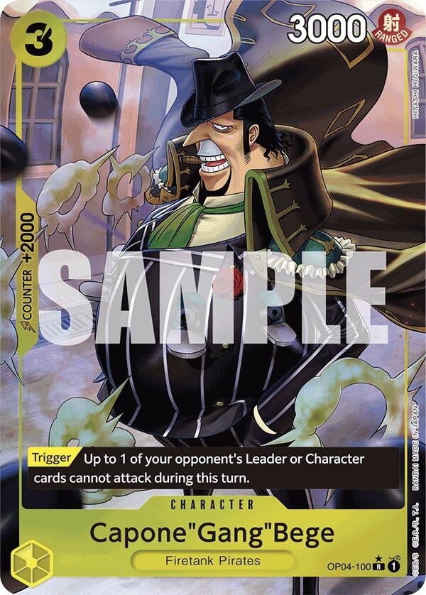 Image for Capone"Gang"Bege (OP04-100) (Full Art) (OP04-100) (Premium Booster -The Best-) - One Piece Card Game