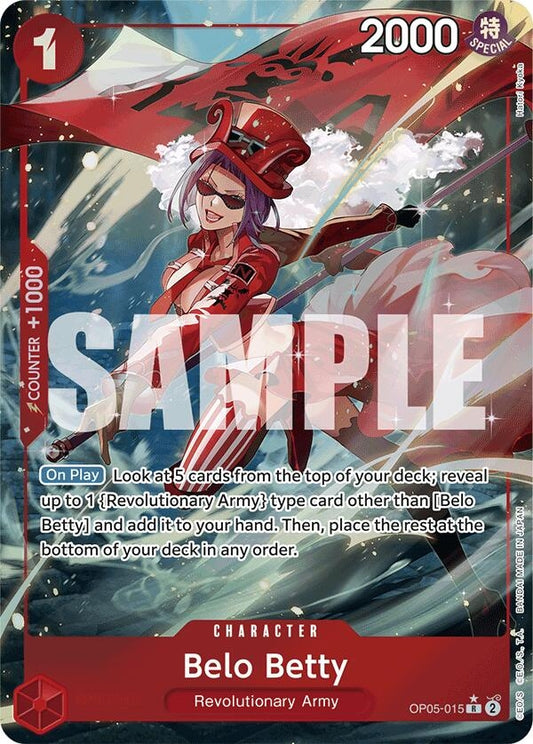 Image for Belo Betty (Full Art) (OP05-015) (Premium Booster -The Best-) - One Piece Card Game