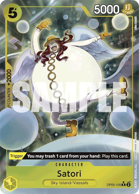 Image for Satori (Full Art) (OP05-105) (Premium Booster -The Best-) - One Piece Card Game
