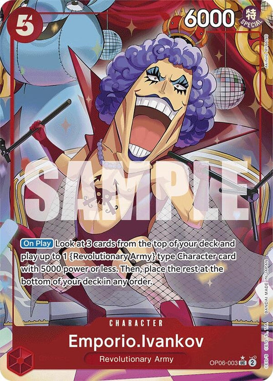 Image for Emporio.Ivankov (Full Art) (OP06-003) (Premium Booster -The Best-) - One Piece Card Game